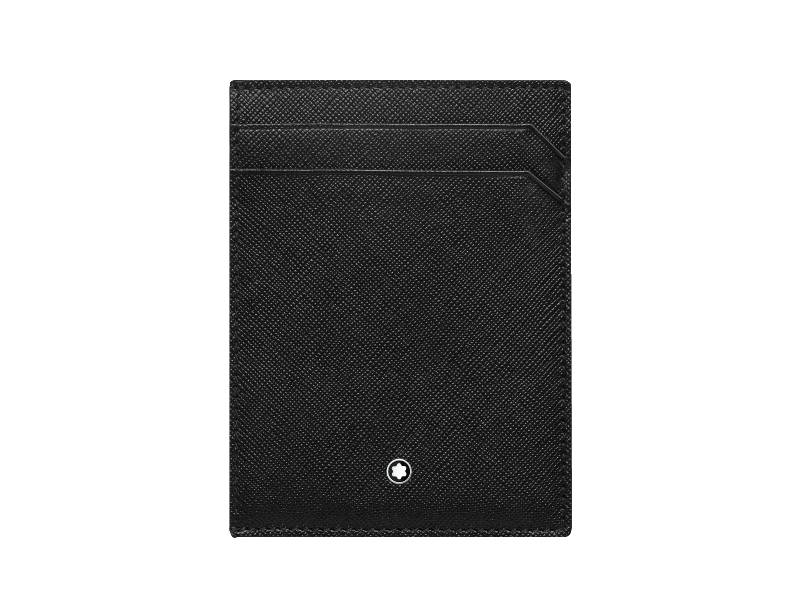 CUSTODIA TASCABILE 4 SCOMPARTI NERO CON PORTADOCUMENTI SARTORIAL MONTBLANC 116340